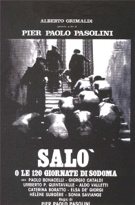 Foto: locandina film Salò o le 120 giornate di Sodoma di Pier Paolo Pasolini