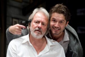 Foto di scena: Corrado Tedeschi, Ettore Bassi in Trappola mortale al Teatro Manzoni di Milano