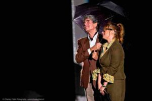 Foto di scena: Gianfranco Jannuzzo, Debora Caprioglio in "lei è ricca, la sposo ... e l'ammazzo!" al Teatro Manzoni di Milano fino a domenica 8 febbraio 2015