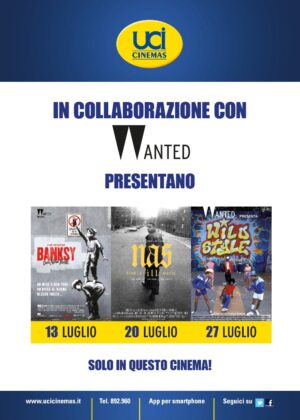 Foto: locandina rassegna Wanted Cinema sugli schermi UCI Cinemas