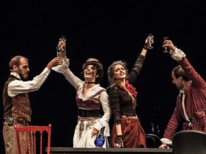 Foto di scena: Don Giovanni. Festino ai tempi della peste, al Teatro Out Off di Milano dal 2 al 20 dicembre 2015