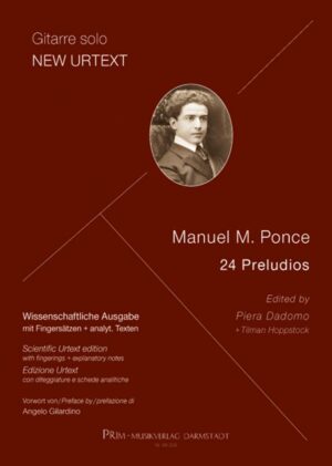 Foto: copertina 24 Preludios di Manuel M. Ponce © PRIM Musikverlag Darmstadt, 2019