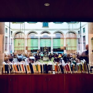 Foto: Cortile della Biblioteca Sormani © Teatro Menotti Milano