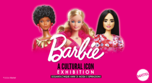 Foto: locandina mostra Barbie (particolare) © Mattel