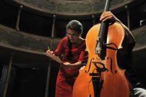 Foto: Copia di Esercizi per voce © Nicolò Cecchella - Inferno, Teatro Fontana di Milano, giovedì 20 marzo 2025